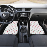 Jack Russel Pattern Print Design 01 Front Car Mats