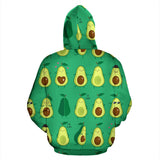 Cute Avocado Pattern Men Women Pullover Hoodie