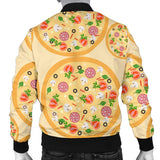 Pizza Theme Pattern Men Bomber Jacket