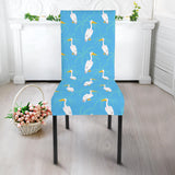 Pelican Pattern Print Design 02 Dining Chair Slipcover