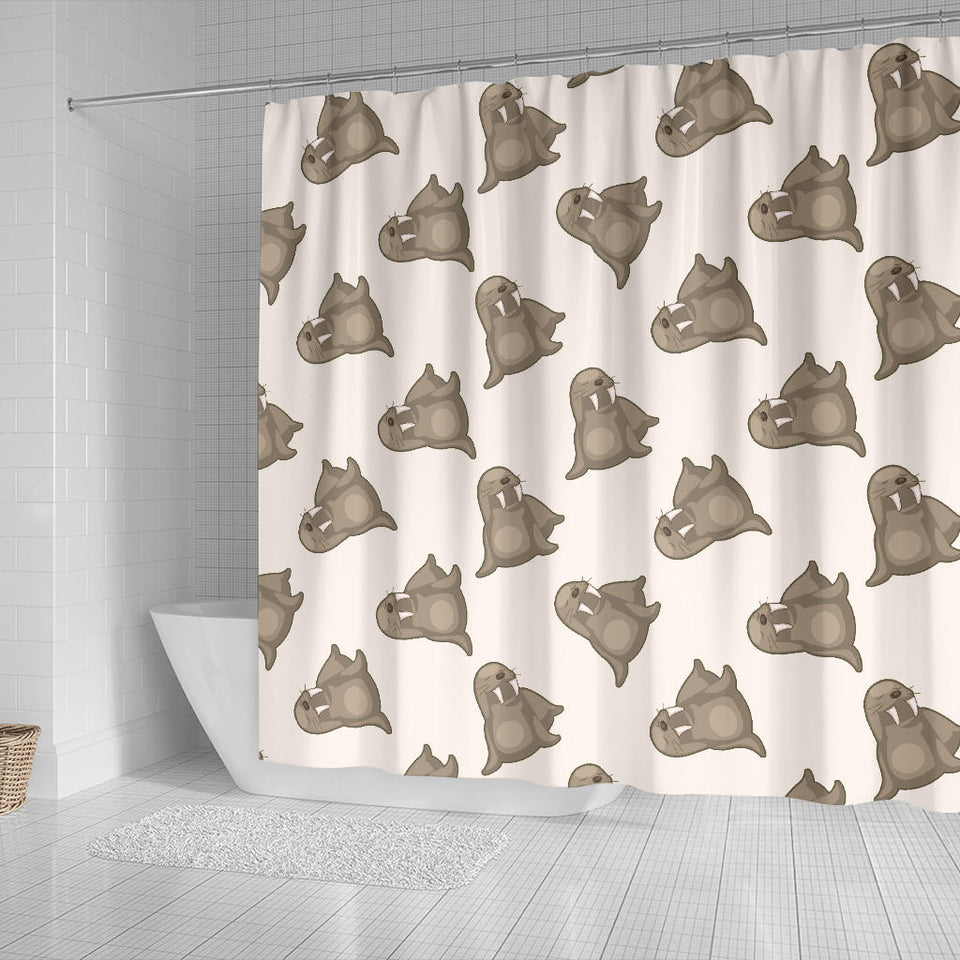 Sea Lion Pattern Shower Curtain Fulfilled In US