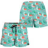 Snail Pattern Print Design 01 Women Shorts