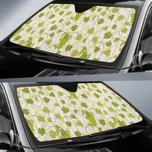 Grape Pattern Background Car Sun Shade