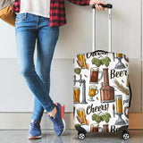 Beer Cheer Pattern Luggage Covers