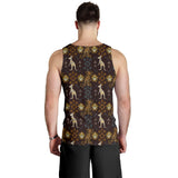 Kangaroo Aboriginal Theme Pattern  Men Tank Top