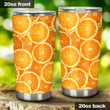 Sliced Orange Pattern Tumbler