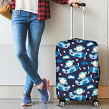 Monkey in Airplane Pattern Luggage Covers