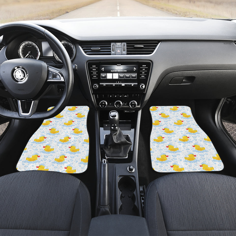 Duck Toy Pattern Print Design 03 Front Car Mats