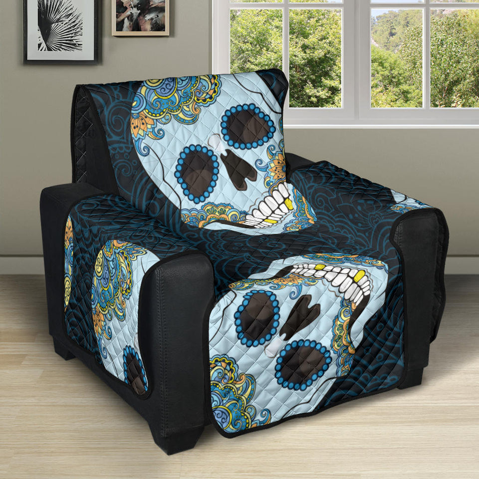 Suger Skull Pattern Recliner Cover Protector