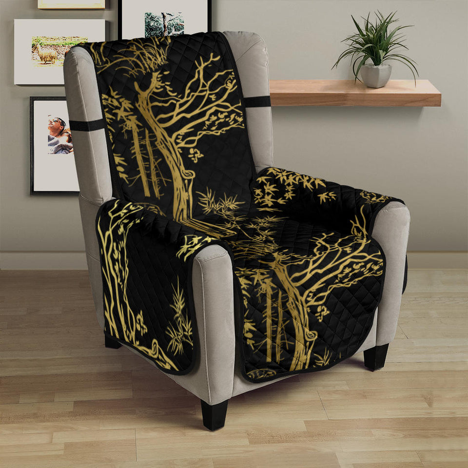 Bengal Tiger and Tree Pattern Chair Cover Protector