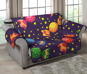 Candy Star Pattern Loveseat Couch Cover Protector