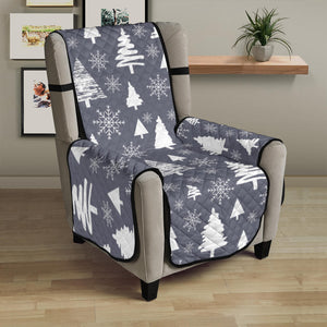 Snowflake Chirstmas Pattern Chair Cover Protector