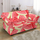 Watermelon Pattern Background Loveseat Couch Slipcover