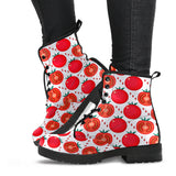 Tomato Pattern Leather Boots