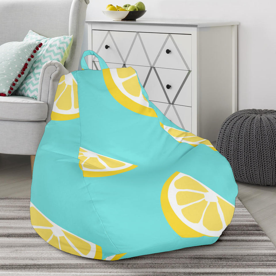 Lemon Theme Pattern Bean Bag Cover