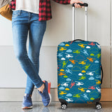 Color Helicopter Pattern Luggage Covers
