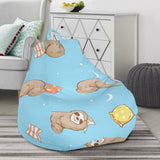 Sleep Sloth Pattern Bean Bag Cover