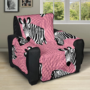 Zebra Head Pattern Recliner Cover Protector