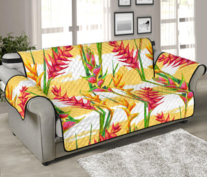 Heliconia Pattern Sofa Cover Protector