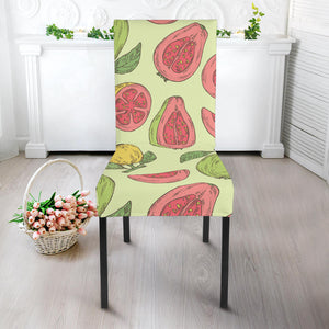 Guava Pattern Background Dining Chair Slipcover
