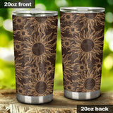 Sun Pattern Theme Tumbler