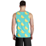 Lemon Theme Pattern Men Tank Top