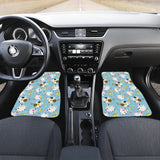 Guinea Pig Pattern Print Design 03 Front and Back Car Mats