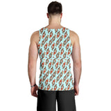 Otter Pattern Background Men Tank Top