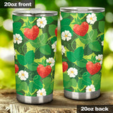 Strawberry Leaves Pattern Tumbler