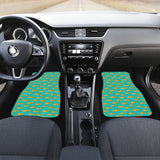 Clown Fish Pattern Print Design 02 Front Car Mats