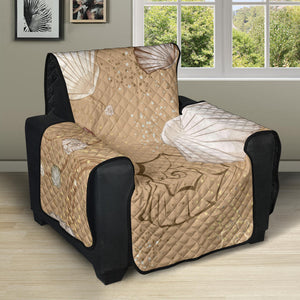 Shell Pattern Sand Recliner Cover Protector