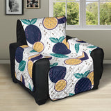 Passion Fruit Pattern Recliner Cover Protector