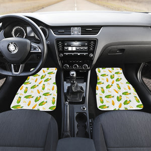 Corn Pattern Print Design 01 Front Car Mats