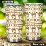 Traditional Camel Pattern Ethnic Motifs Tumbler