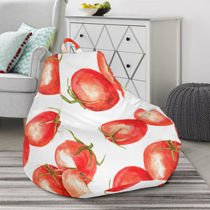 Tomato Water Color Pattern Bean Bag Cover