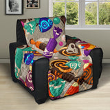 Halloween Candy Pattern Recliner Cover Protector