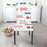 Sun Glasses Pattern Print Design 02 Dining Chair Slipcover
