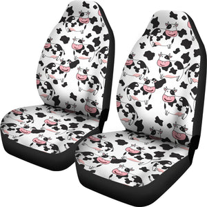 Cute Cow Pattern Universal Fit Car Seat Covers