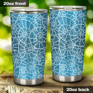 Shell Pattern Theme Tumbler