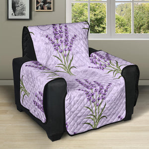 Lavender Pattern Background Recliner Cover Protector