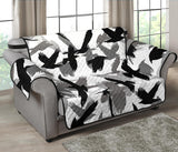 Crow Pattern Loveseat Couch Cover Protector