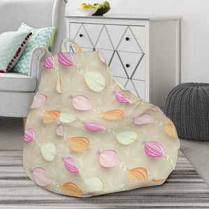 Onion Pattern Theme Bean Bag Cover