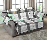 Crocodile Pattern Stripe background Loveseat Couch Cover Protector