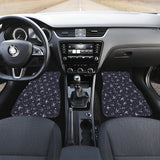 Swallow Pattern Print Design 02 Front Car Mats