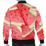 Watermelon Pattern Background Men Bomber Jacket