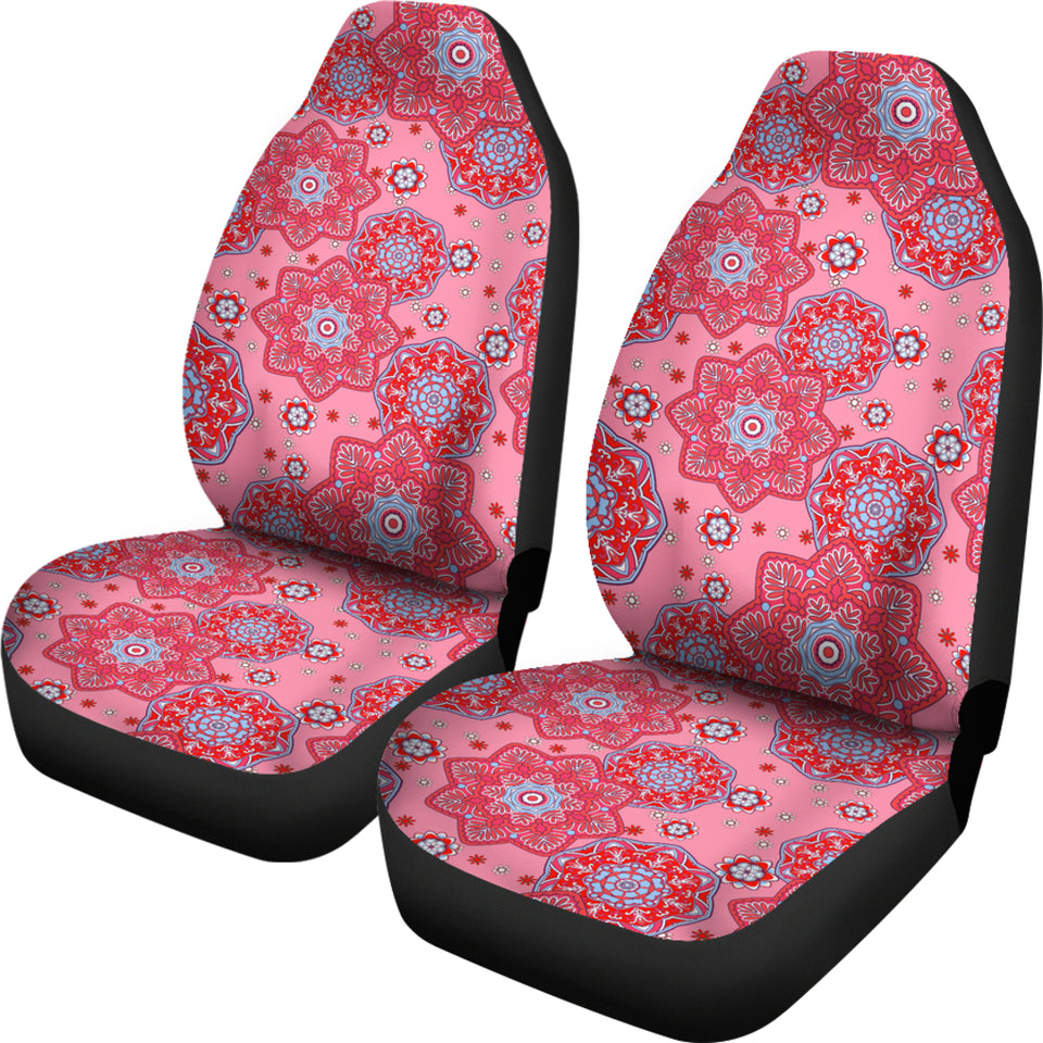 Indian Pnk Pattern Universal Fit Car Seat Covers