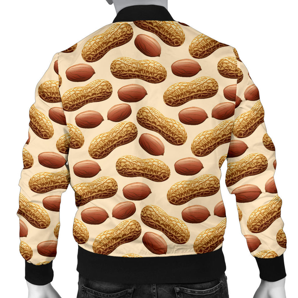 Peanut Pattern Men Bomber Jacket