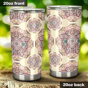 Sea Turtle Tribal Pattern Tumbler