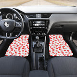 Lips Pattern Print Design 01 Front Car Mats