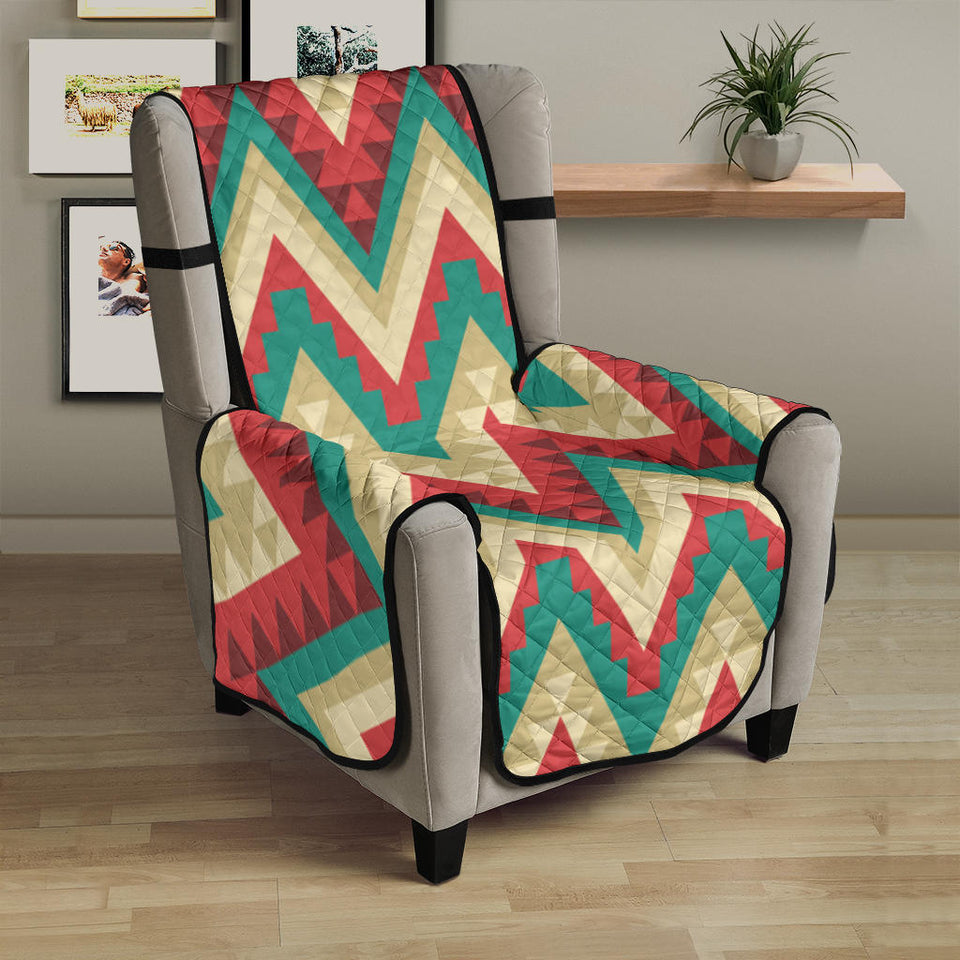 Zigzag Chevron Pattern Chair Cover Protector